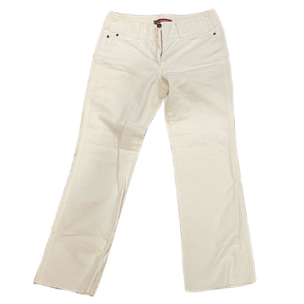 BGC - flare white jeans